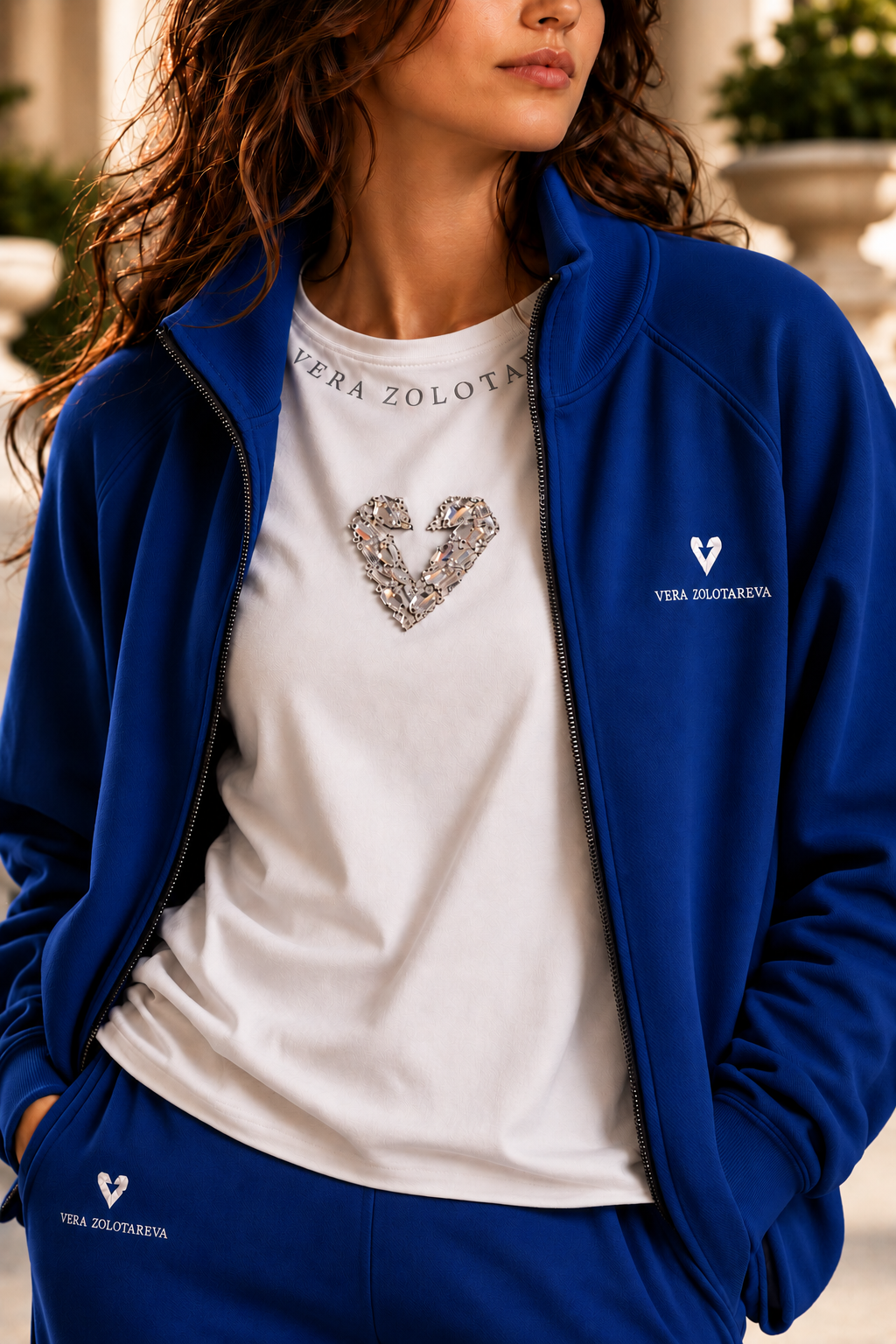Cotton Piqué Tracksuit